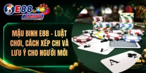 Mậu Binh E88 – Luật Chơi, Cách Xếp Chi Và Lưu Ý Cho Người Mới