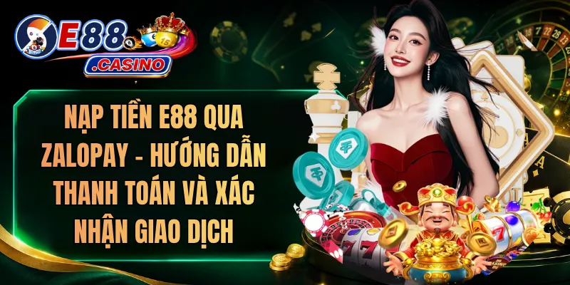 Nạp Tiền E88 Qua ZaloPay – Hướng Dẫn Thanh Toán Và Xác Nhận Giao Dịch
