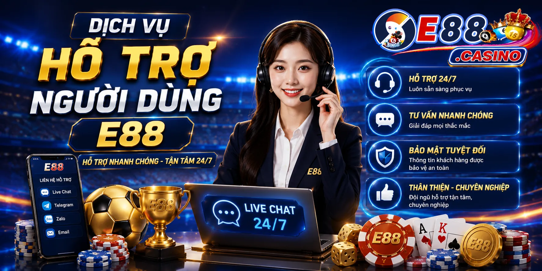 Dịch Vụ Hỗ Trợ Người Dùng E88